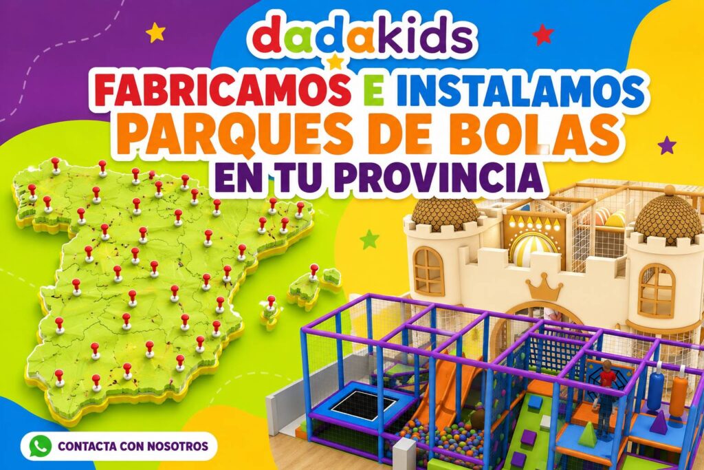 Parques de bolas y estructuras de juego infantiles en Cuenca